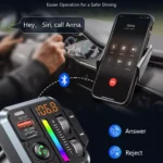 Bluetooth 5.3 FM Transmitter with Hi-Fi Sound & 38W Fast Charging 7 56178 bcd5ba