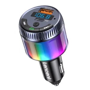 Bluetooth 5.3 FM Transmitter with 30W PD & QC3.0 Fast Charging