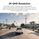 2K QHD Dash Cam with Night Vision, Parking Monitor, and ADAS Technology 5 56232 522520