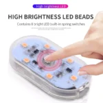 Portable LED Magnetic Car Roof Touch Light with USB Charging 5 56302 a1832b