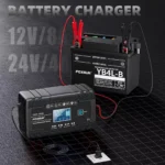 12V 8A Automatic Car Battery Charger with Digital Display - Smart Pulse Repair 4 56628 40da8e