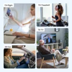 Bluetooth 5.2 Receiver Transmitter 2-in-1 Adapter with 3.5mm AUX for TV, Car, Gym 7 56679 3b1f4f