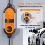 Portable EV Charger - 16A, 3.5KW Fast Charge with 16ft Cable, Type1 & Type2 6 56698 06f485