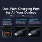 60W Fast Charging Car Charger with Retractable Cable 8 56709 af79a9