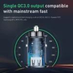 18W USB Car Charger – Quick Charge 3.0 Metal Fast Charger for iPhone & Samsung 6 56734 0ac6ce