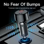 65W USB-C Car Charger with QC3.0 and PD3.0 Fast Charging 7 56796 36c205