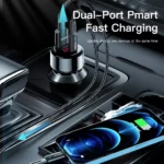 65W USB-C Car Charger with QC3.0 and PD3.0 Fast Charging 5 56796 7a0296