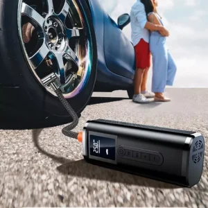 Wireless 150PSI Car Tire Inflator Pump with LED Light and Digital Display
