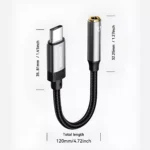 Type C to 3.5mm AUX Audio Adapter for iPhone 15, MacBook, Samsung, and More 7 56830 21a835