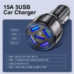 5-Port Fast USB Car Charger 4 56921 95663f