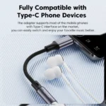 USB-C to 3.5mm Audio AUX Adapter Cable - Type C Headphone Jack Connector 6 56956 52c9c6