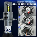 H4 LED Headlight Bulbs 9003 HB2 Canbus High Low Beam – 30,000LM 6500K Turbo Lamp 5 57702 f2d9c6