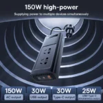 150W Car Power Inverter 12V DC to 220V AC Fast Charger 5 57711 f6a450