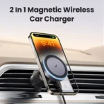Magnetic 15W Qi2 Wireless Car Charger with LED Light & Air Vent Clip 4 57730 59e83a