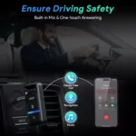 Bluetooth 5.0 Car Adapter with AUX, Noise Canceling Microphone, Wireless Transmitter 6 57825 0925dc