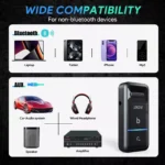 Bluetooth 5.0 Car Adapter with AUX, Noise Canceling Microphone, Wireless Transmitter 7 57825 1c6b9f