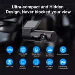 2K Dash Cam with 1440P Video, Voice Control & 360° Rotation, Night Vision 4 57834 c4278a