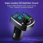 LED MP3 Car Bluetooth FM Transmitter with Dual USB Charger & Hands-Free Calling 4 57959 7f6521