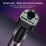LED MP3 Car Bluetooth FM Transmitter with Dual USB Charger & Hands-Free Calling 8 57959 c3fd7d