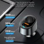 120W USB C Fast Car Charger with 85W Cigarette Lighter Adapter for iPhone & Laptops 7 58012 ecce39