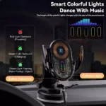 15W Wireless Car Charger Mount with Auto-Sensor 9 60609 f69823