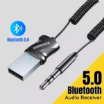 Bluetooth 5.0 Aux Adapter Wireless Receiver for Car Audio and Hands-Free Calls 10 60619 47af4f