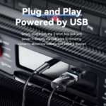 Bluetooth 5.0 Aux Adapter Wireless Receiver for Car Audio and Hands-Free Calls 5 60619 a321c3