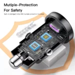 30W/45W Dual USB Car Charger with Fast Charging for iPhone and Android 5 60641 78ddd2