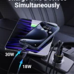 48W USB C Car Charger with 30W PD and 18W QC 3.0 for iPhone 15/14/13 and Samsung Galaxy S24 Ultra 6 60679 e6bf1e