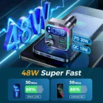 Bluetooth 5.3 Car FM Transmitter with Fast Charging 5 60708 275526