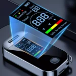 Portable Digital Alcohol Tester with LCD Display – USB Rechargeable Breathalyzer 4 60762 10899e
