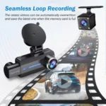 3-Channel 2K HD Dash Cam with Front, Rear & Inside Recording, IR Night Vision 6 60889 aec0c3