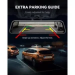 12" 4K Mirror Dash Cam with Dual Front and Rear Cameras 8 60898 4ef2d7