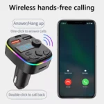 Wireless FM Transmitter & Car Charger with MP3 Player 5 60973 43645c
