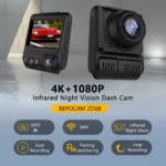 4K Dual Lens Dash Cam with Night Vision and GPS 3 61171 f66832
