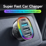 45W 4-in-1 Car Charger with PD3.0 & QC3.0 for Fast Charging 4 61238 3eba94