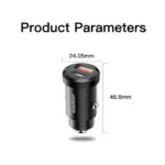 30W/45W USB Car Charger Quick Charge 4.0 with USB-A & USB-C Ports 9 61499 0e69d4