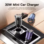 30W/45W USB Car Charger Quick Charge 4.0 with USB-A & USB-C Ports 8 61499 4d5e80