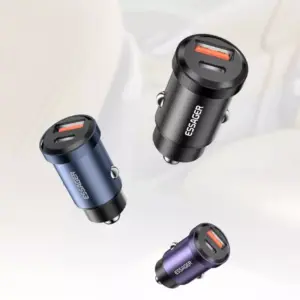 30W/45W USB Car Charger Quick Charge 4.0 with USB-A & USB-C Ports