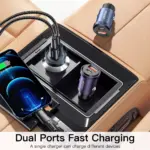 30W/45W USB Car Charger Quick Charge 4.0 with USB-A & USB-C Ports 7 61499 d2178d