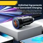 54W USB Car Charger with 5A Fast Charging 5 61543 875425