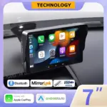 Universal 7" Touch Screen Multimedia Video Player with Wireless CarPlay & Android Auto 4 61712 490d96