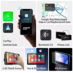 Universal 7" Touch Screen Multimedia Video Player with Wireless CarPlay & Android Auto 11 61712 b9c118