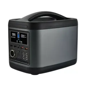 500W High-Capacity Portable Power Bank with AC/DC, USB, and Solar Charging Options