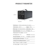 Versatile 300W/500W Portable Power Station - Emergency Rechargeable Generator with QC3.0, Dual Voltage 110V/220V 8 62637 9c2bdd
