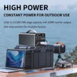 Versatile 300W/500W Portable Power Station - Emergency Rechargeable Generator with QC3.0, Dual Voltage 110V/220V 6 62637 bddee6