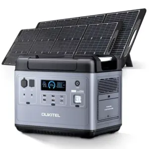 2000W Portable Solar Generator - Emergency Power Supply with Multiple Charging Options