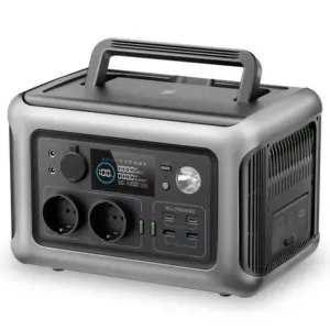 Portable Power Station 299Wh - 600W Dual AC Outlets for Camping, RV & Home