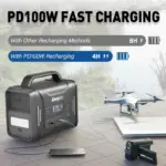 Solar Generator Portable Power Station with LiFePO4 Battery and Wireless Charging 6 62775 cc1f8f
