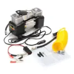 High-Power 150PSI Dual Cylinder Car Tire Inflator - 12V Portable Air Compressor & Pump Kit 7 62829 5966f6